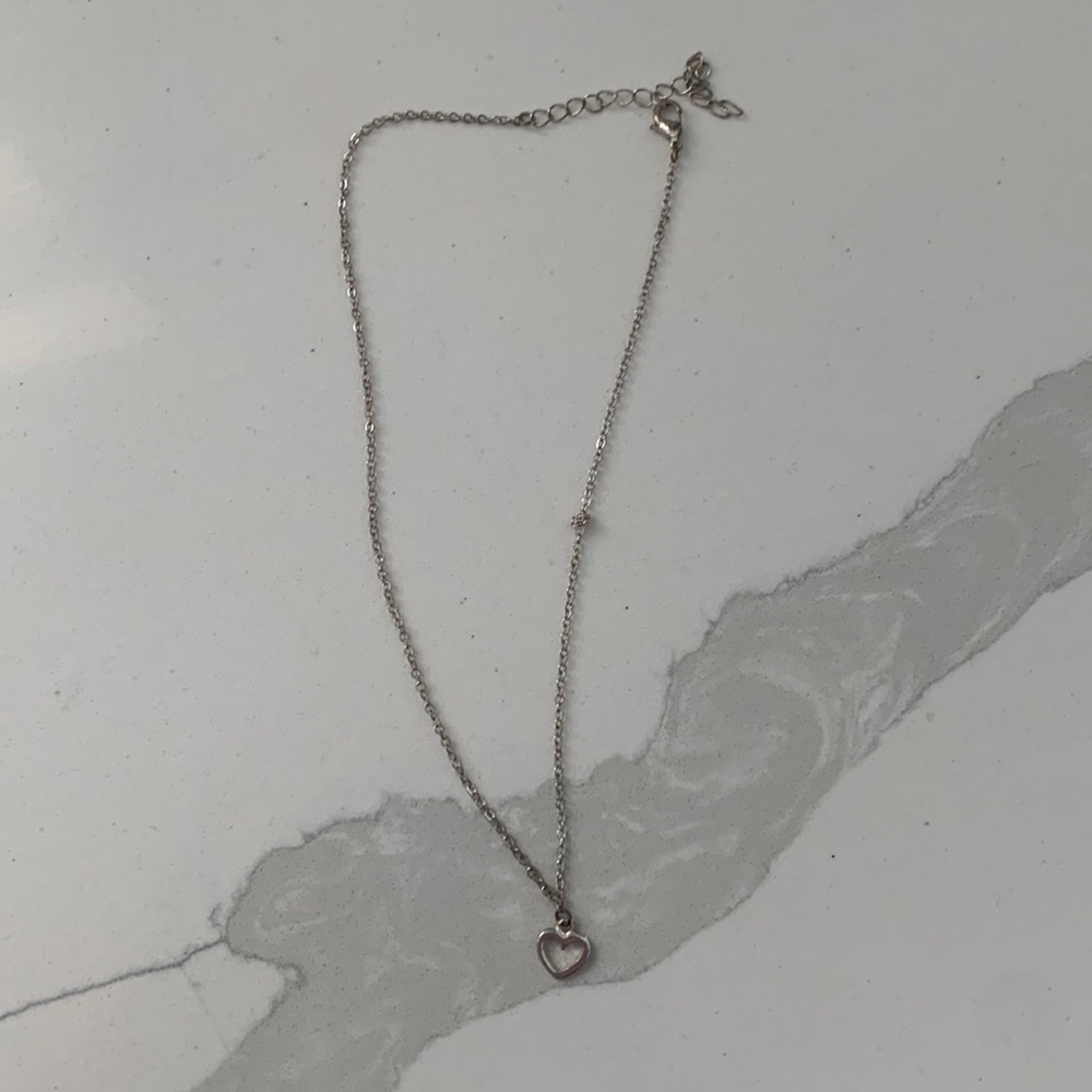 Sliver necklace from Amazon
